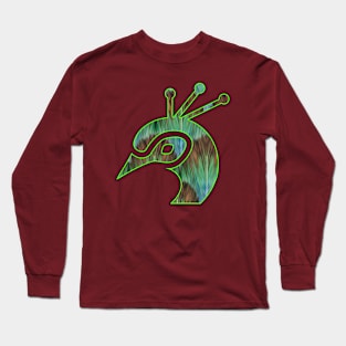 Peacock Feathers Long Sleeve T-Shirt